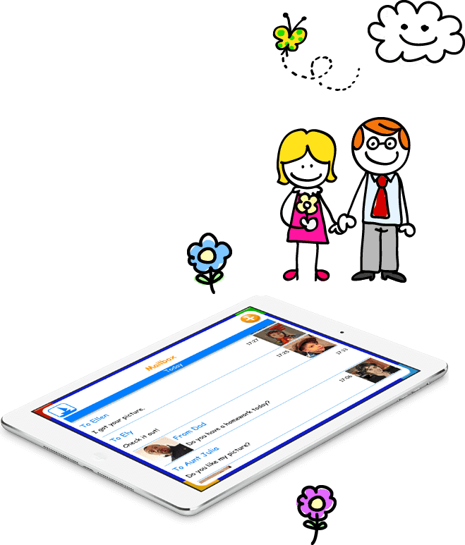 Email iPhone app for kids